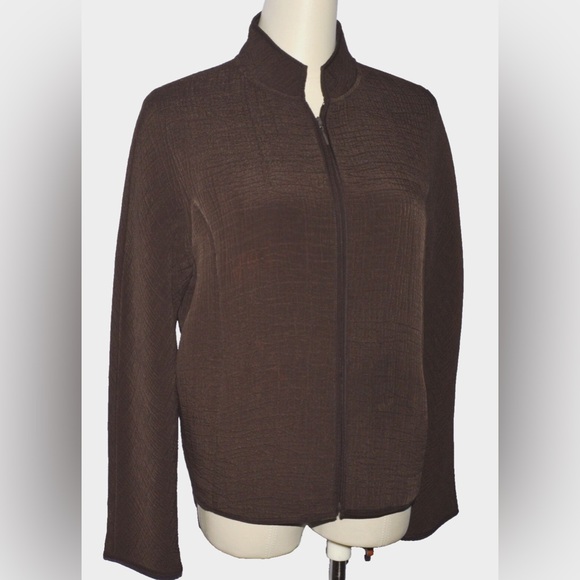 EILEEN FISHER Womens Brown Blazer Jacket main image 1